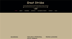 Desktop Screenshot of greatstrides.org