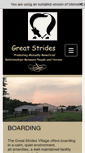 Mobile Screenshot of greatstrides.org